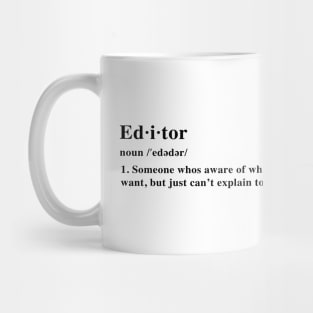 Editor Definition (Design) Mug